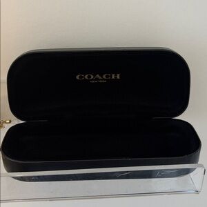 Coach Black hard shell Eyewear Case sunglasses/eyeglasses case